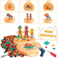 DIY Creative Screw Puzzle Suitcase