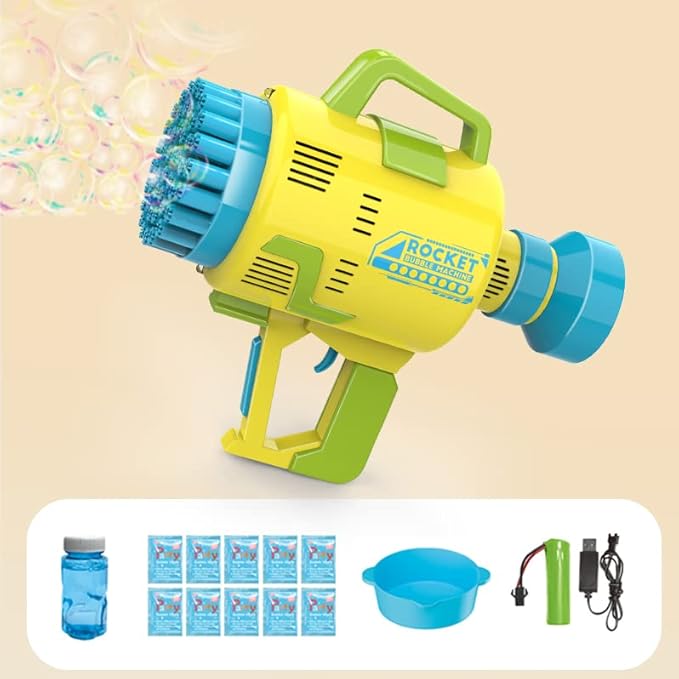 Rocket - 48-Hole Electric Bubble Machine